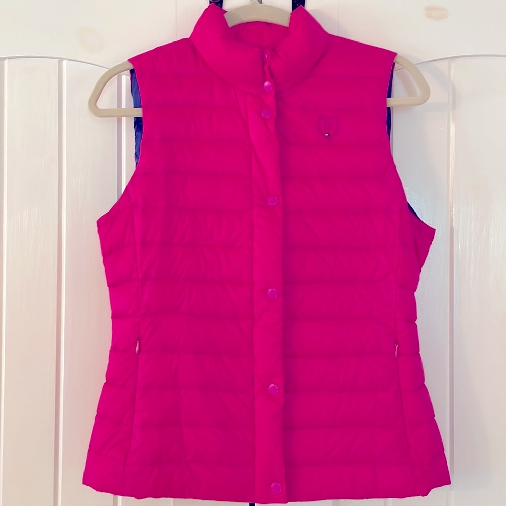 Tommy Hilfiger Fuschia Puffer Vest